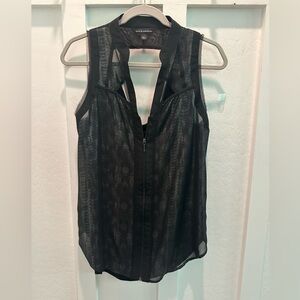 2 for $25
Rock and Republic Black Sheer Sleeveless Top‎